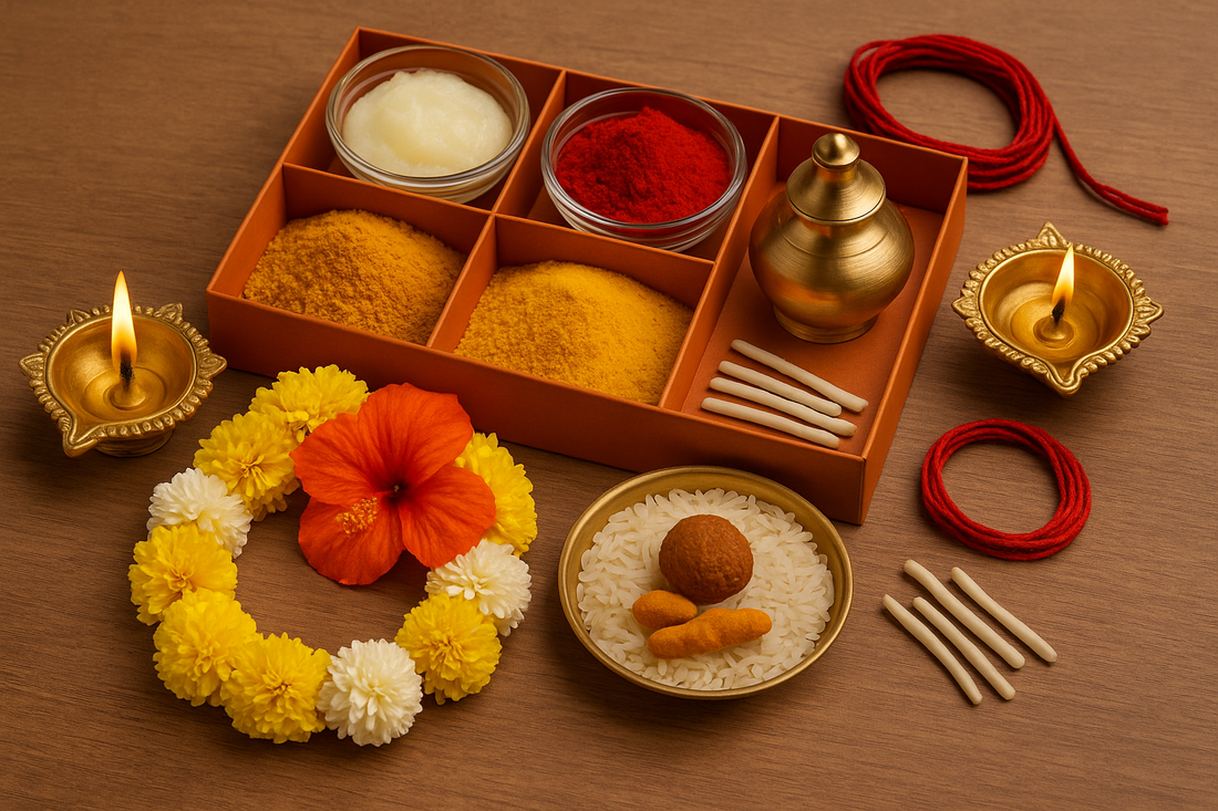 Must Have Items in a Festival Pooja Box And Their Significance