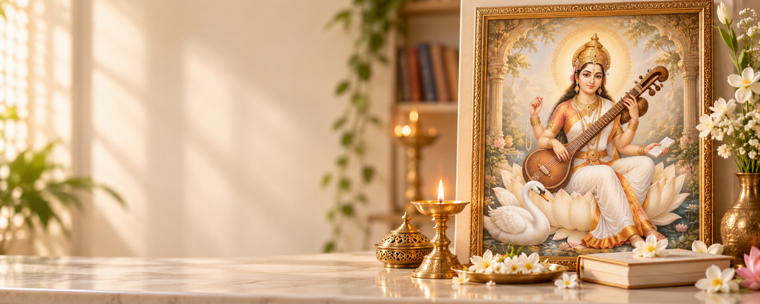 Jai Saraswati Mata Aarti – Lyrics in Hindi, English and Meaning