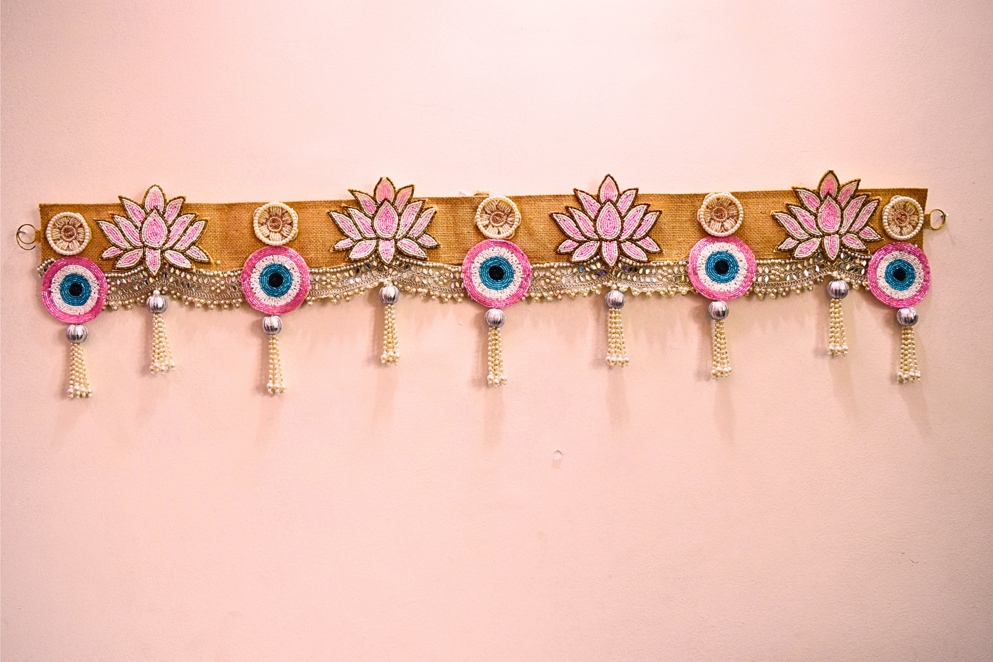 Evil eye lotus toran