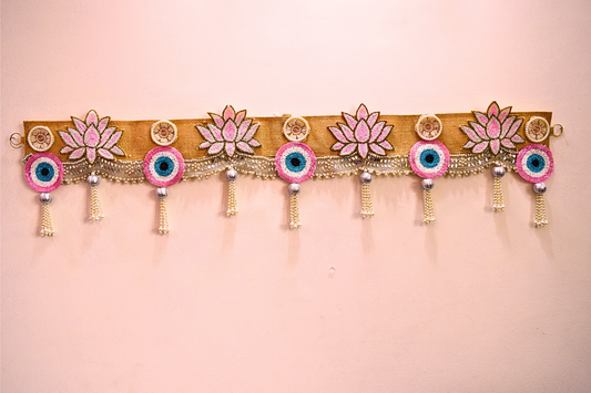 Evil eye lotus toran