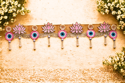 Evil eye lotus toran