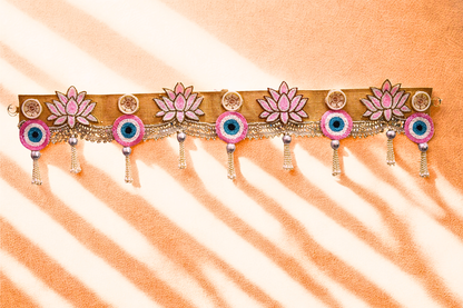 Evil eye lotus toran