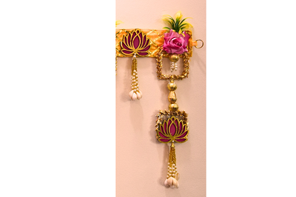 Red Lotus with pink rose